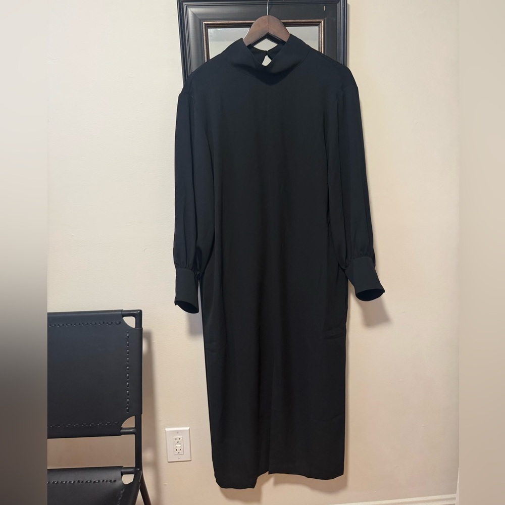 Anthropologie Long Black Dress - Large